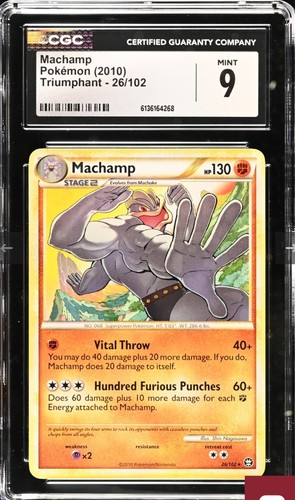 Machamp graded CGC 9 for sale on eBay