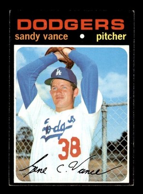 1971 Topps Baseball #34 Sandy Vance NM *e1