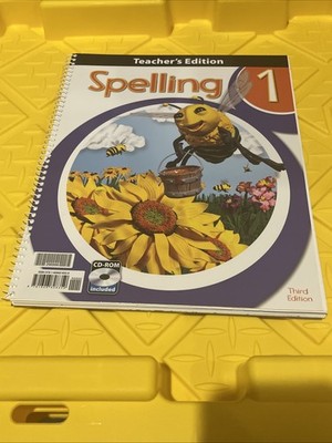 BJU Press Spelling  Third Edition Grade 1 Teacher's Edition with CD