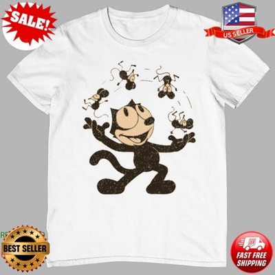 Felix The Cat Vintage Distressed T-Shirt Felix The Cat T-Shirt S-5XL