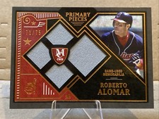 2016 Topps Museum Collection Roberto Alomar Quad Relic Patches #PPQR-RA 71/75