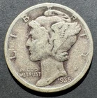 1935-P Mercury Dime (No Mint Mark) Circulated - Good Condition