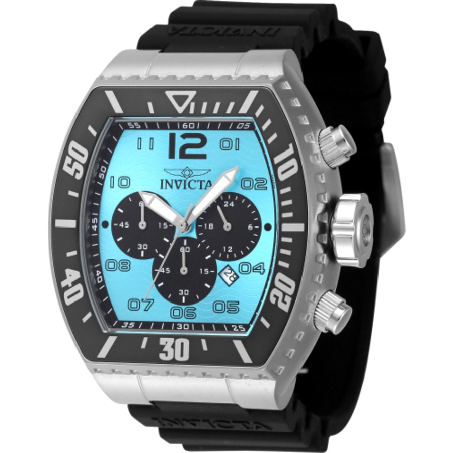Invicta Pro Diver Chronograph GMT Mens Watch Zager Exclusive Quartz 47284