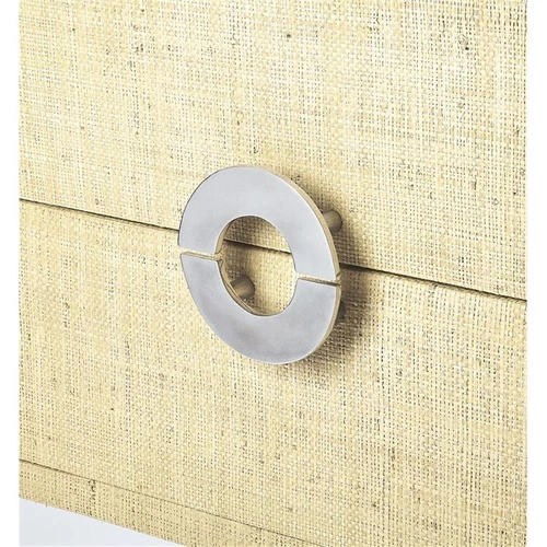 Butler Specialty Company Amelle Raffia 2-Drawer Nightstand - Cream - Picture 7 of 7