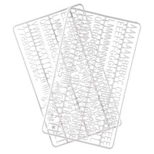 Letters for Felt Letter Boards, 300 Pieces Including Characters, Small, white