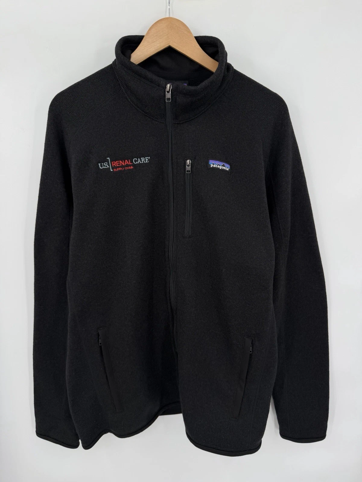 Patagonia Better Sweater Mens XL Black Full Zip Fleece Hiking Outdoors Gorpcore