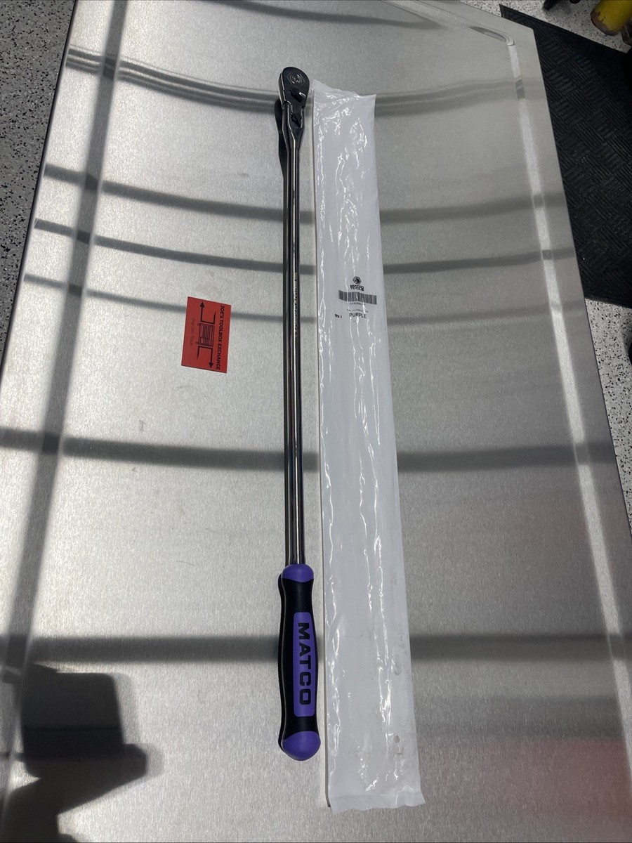Matco Tools CFR308LFX 1/2” Drive 33-3/8” RATCHET NEW! Purple