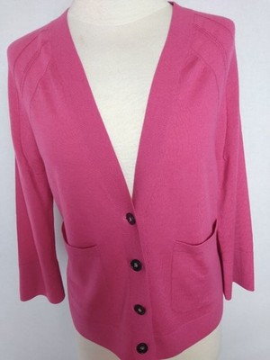 Damen Strickjacke pink Schurwolle von MARC O'POLO in Gr.M