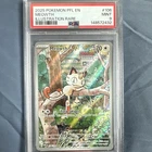 Pokemon TCG 2025 Me02 Phantasmal Flames Meowth #106/094 EN Holo PSA 9
