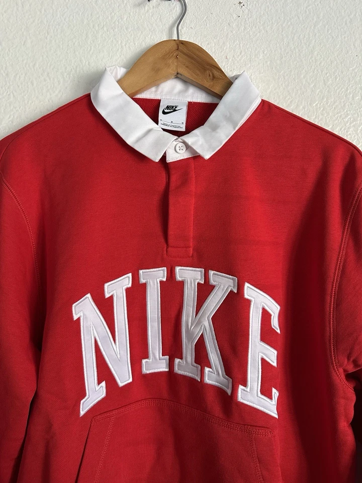 Nike Ropa Deportiva Rugby Club Polar Manga Larga Polo Nike SB Hombres Talla Mediana Foto 2 de 4