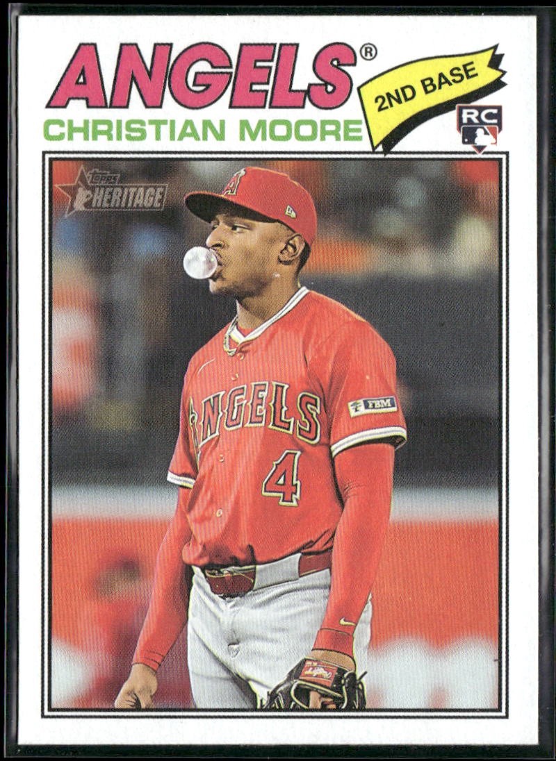 2026 Topps Heritage #249 Christian Moore