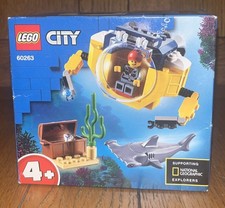 Listing image for LEGO CITY: Ocean Mini-Submarine (60263) | BNIB Sealed | Retired | Box Damage
