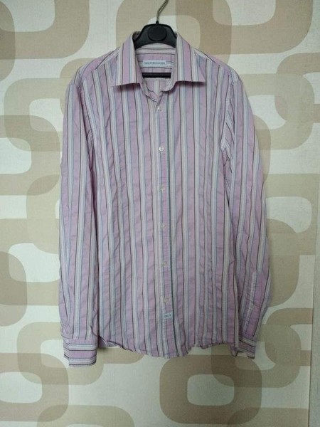 Men Trussardi Shirt Multicolor Polyester 38 / M