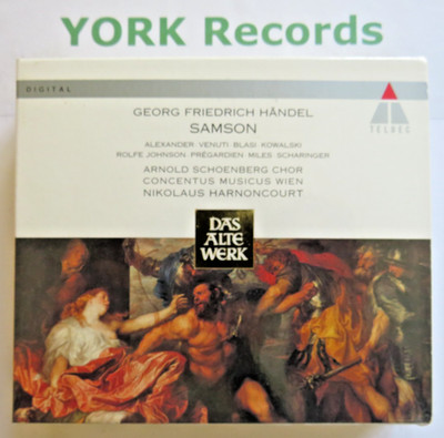 HANDEL - Samson HARNONCOURT / ALEXANDER / VENUTI / BLASI - Ex 2 CD Set Teldec