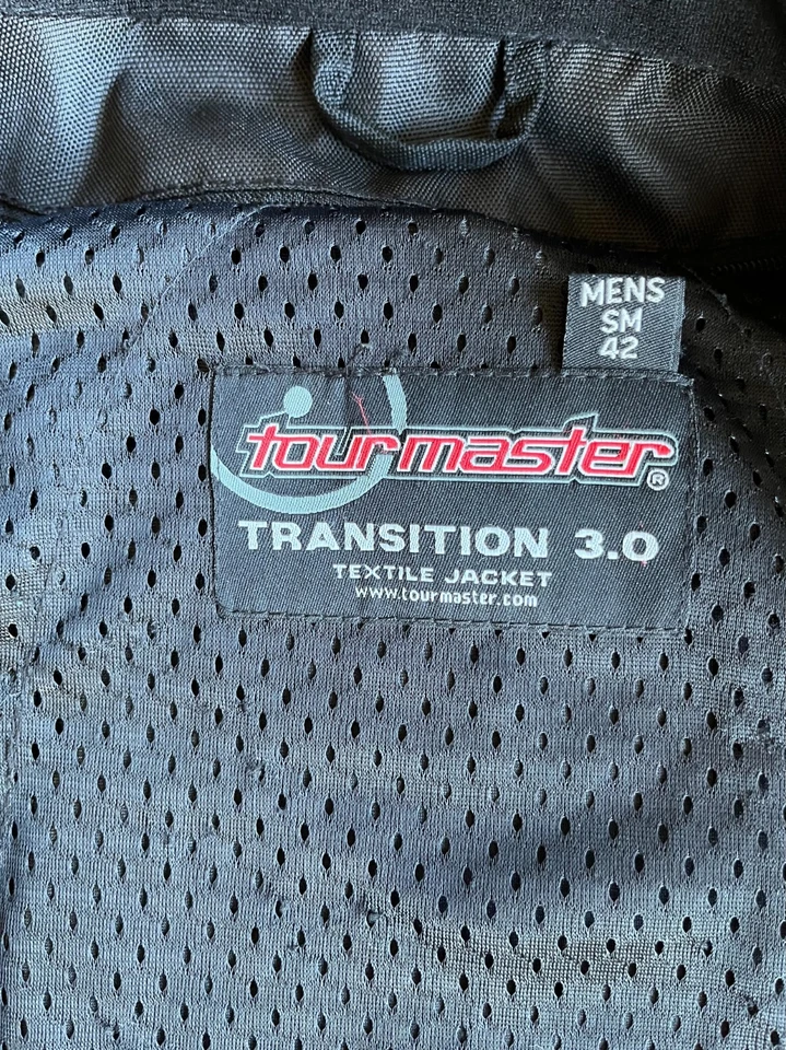 Tourmaster Transition 3.0 Men’s Size S 42 Textile Motorcycle Jacket - Image 3 of 4