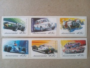 Australia - Motor Racing Stamps MNH , Set Of 6