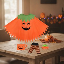 Complete 6 PCS Pumpkin Costume for Women - Perfect for Halloween Festivities