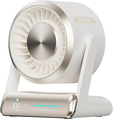 #ad #ad 100 Speeds Digital Display Quiet Table Negative Ion Fan with Turbo Airflow 90° $22.49