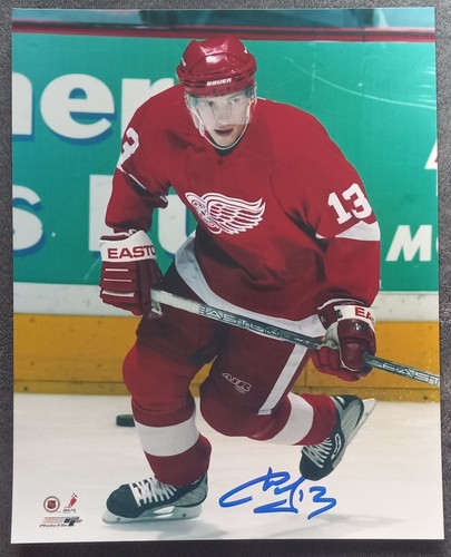 Detroit Redwings Hockey Great Pavel Datsyuk Autographed 8 X 10 Photo Ships Free
