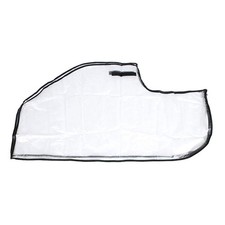 Golf Bag Rain Cover Clear PVC Waterproof 118x64 cm for Cart and Travel Use