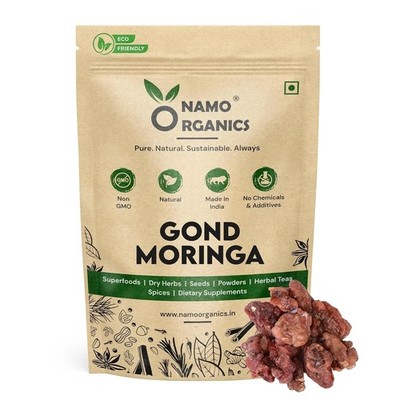 Namo Organics - Natural Gond Moringa - 200gm | Gond Sonjana | Moringa Oleifera