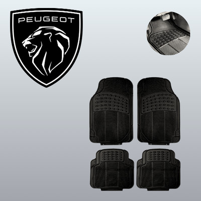 For All Peugeot Car Floor Mat 4pcs Custom Fit All Weather Guard Rubber