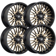 Set Of 4 Rock Forged Ff55 20x10 5x55x135 -19mm Bronze Wheels Rims 20 Inch Set Of 4 Rock Forged Ff55 20x10 5x55x135 -19mm Bronze Wheels Rims 20 Inch