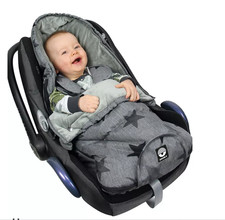 70 MSRP Dooky Universal Baby Stroller Footmuff Deluxe Small - Grey Stars