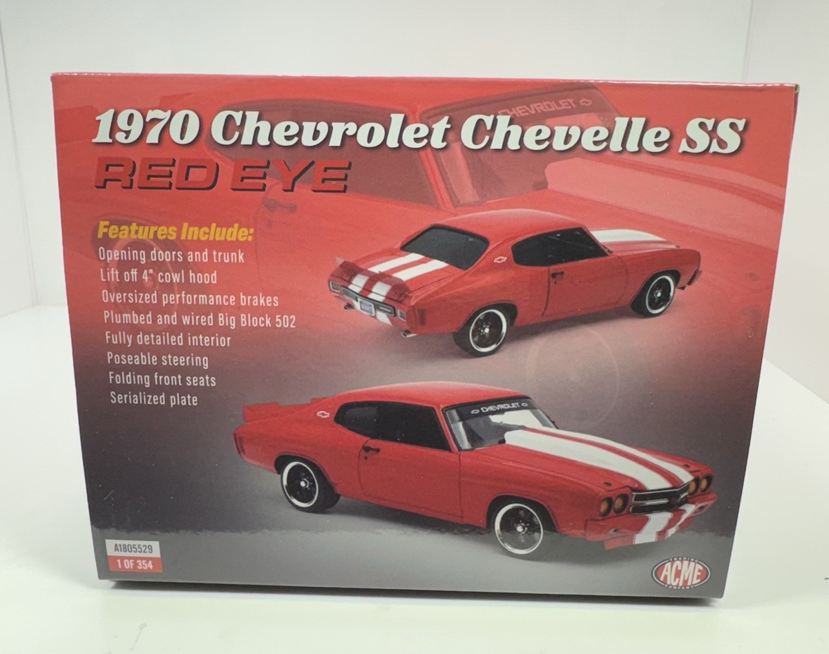ACME 1/18 Scale 1970 Chevrolet Chevelle SS “RED EYE” Limited