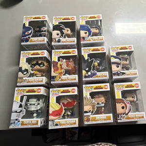 Funko My Hero Academia 9-Pack Vinyl Pop! Boxed Lot Aizawa All Might Iida