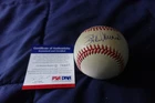 Stan Musial St Louis Cardinals HOFer Baseball Autographed MLB Ball PSA COA