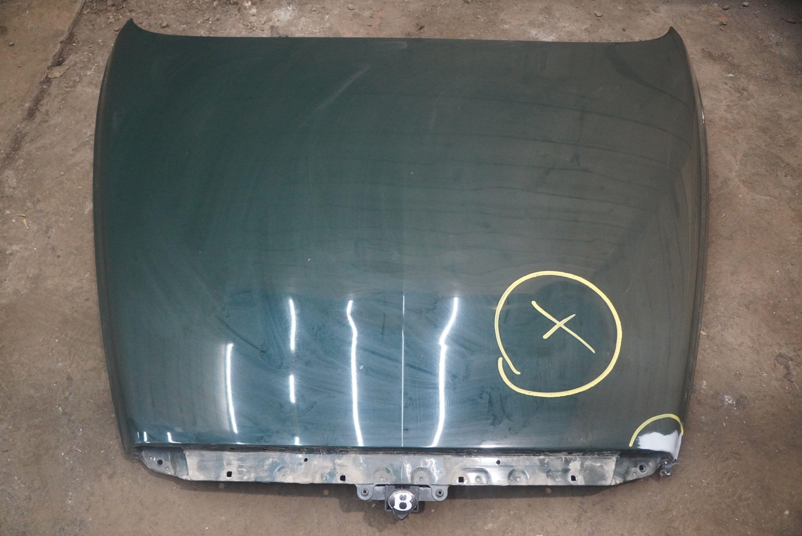 Front Hood Panel Barnato Green 3W0823031K OEM Bentley Continental GT 2005 *Note*