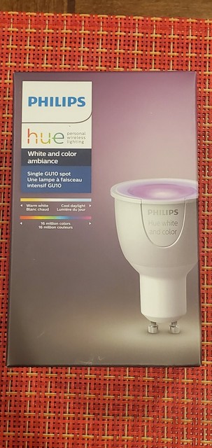 Brand New Philips Hue White And Color Ambiance Single Gu10 Spot Led Bulb Ebay