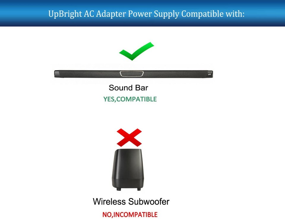 20V AC/DC Adapter Compatible with Polk Audio 5000 2000 3000