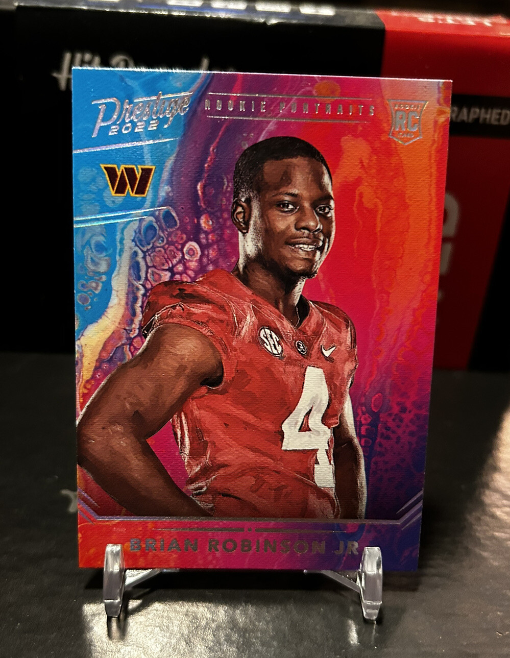 2022 Panini Prestige Brian Robinson Jr. Rookie Portraits Canvas SSP RC Case Hit