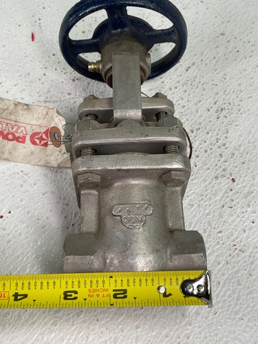 POWELL 2494 Stainless Steel CF3M Gate Valve 1/2" Class 200, 400-WOG, Socket Weld - Picture 13 of 13