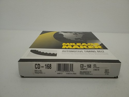 CD-168 Mileage Maker Automotive Engine Timing Belt Made In USA - Picture 3 of 3
