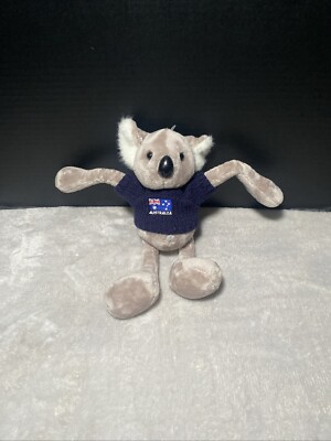 ''I Love Aus'' Australian Koala 11  Plush Souvenir Magnetic Slidable Arms Toy Pet