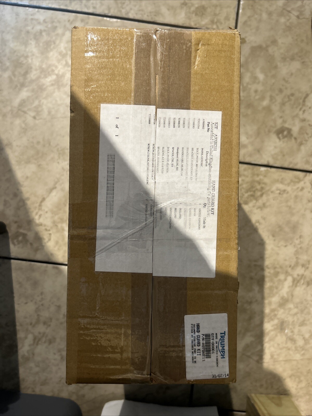 Triumph Tiger 800/XC Hand Guards OEM A9708211 for sale online | eBay