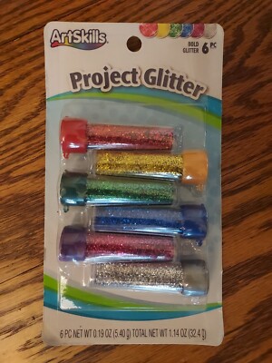 Art Skills Project Glitter 6pc set 