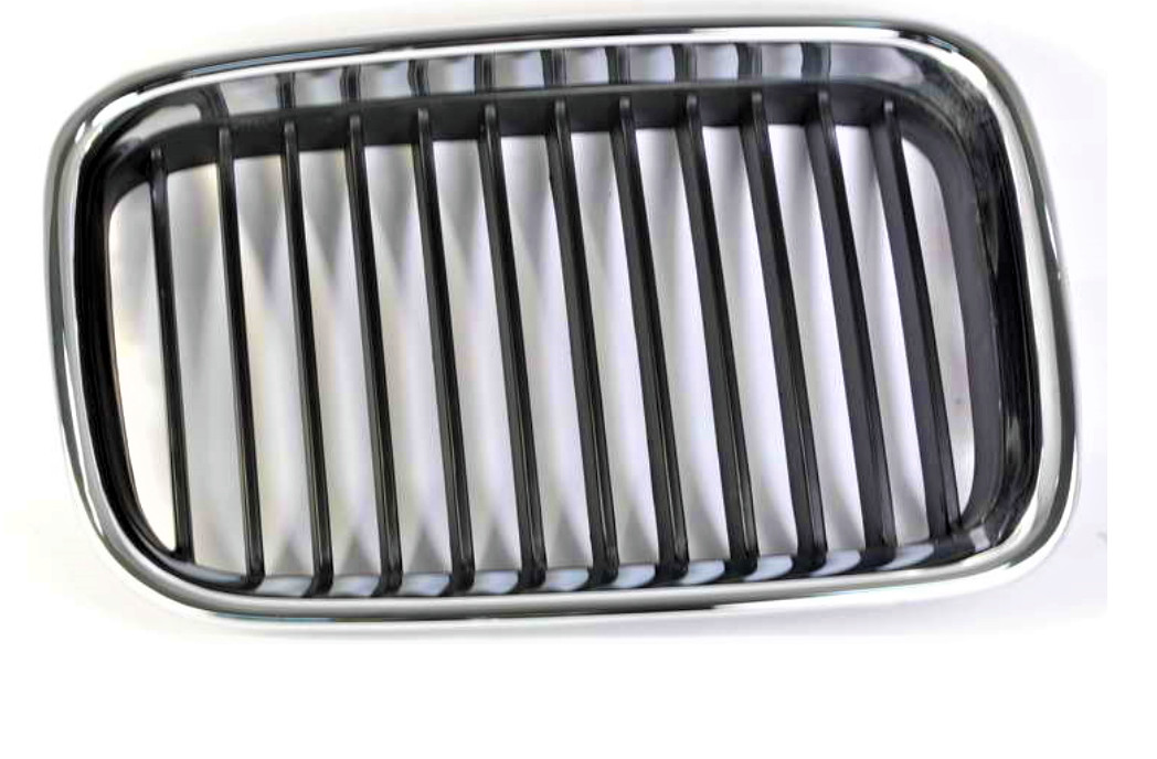 Grille de calandre droite chrome noir pour restauration carrosserie BMW E36