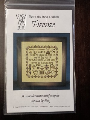 Raise The Roof Designs - Firenze - Cross Stitch pattern - Sampler