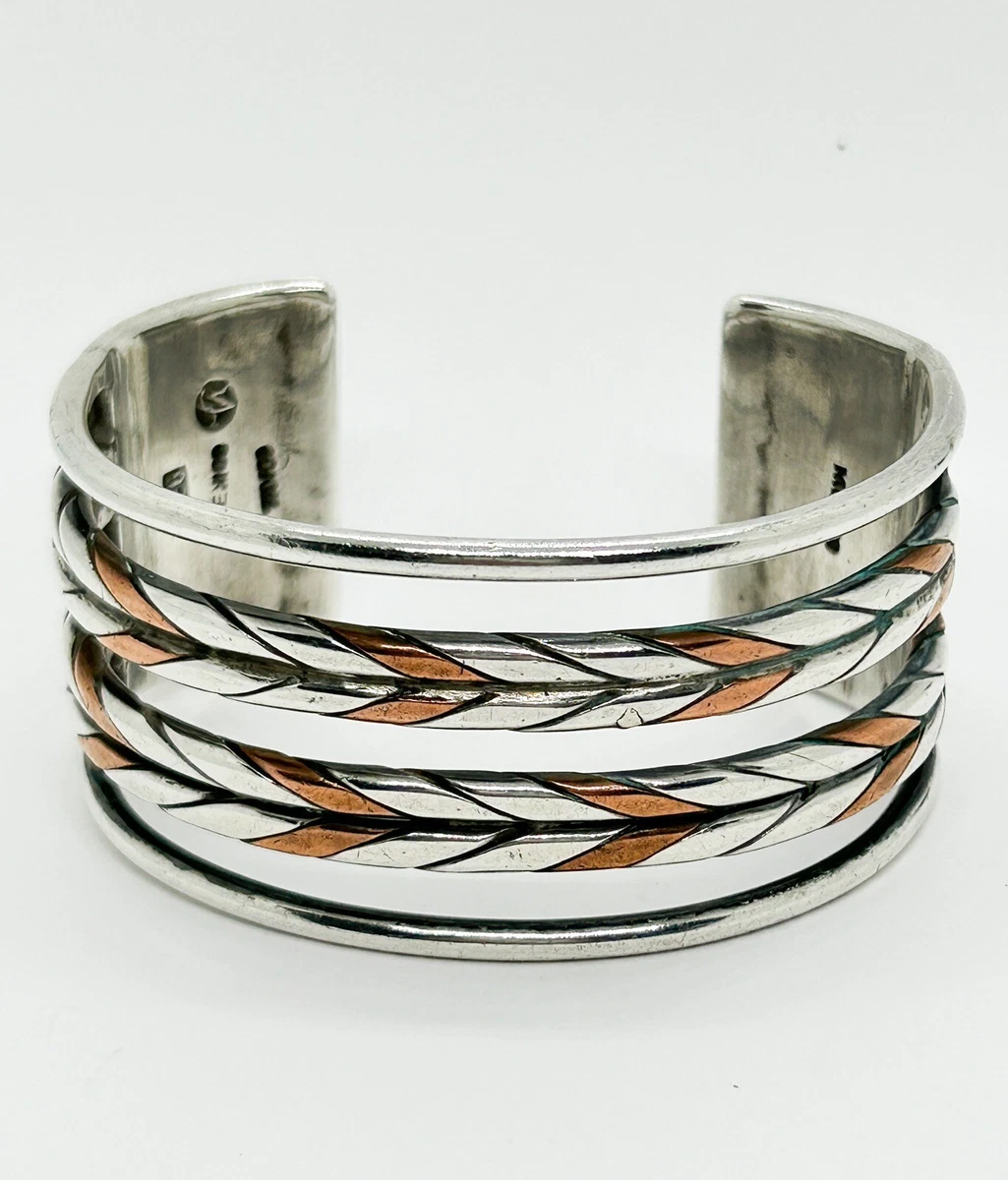 Vintage 1940 s William Spratling Cuff Bracelet 980 Sterling Silver