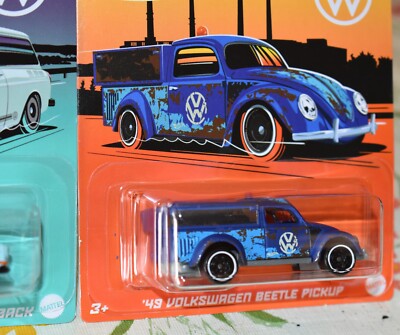 Hotwheels '49 VOLKSWAGEN BEETLE PICKUP & '69 VOLKSWAGEN SQUAREBACK