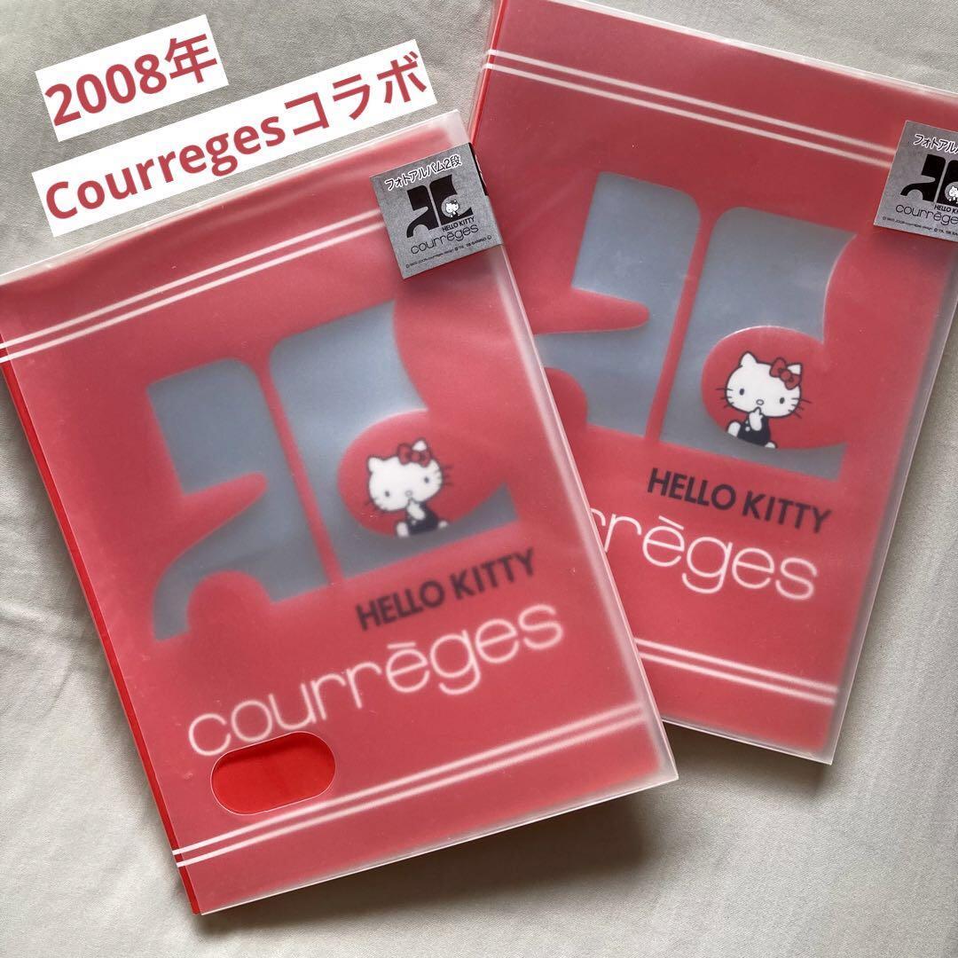 2008 Courreges x Hello Kitty Collaboration Photo Album 2-tier storage for 72 she