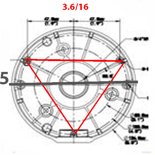 Uniview Surveillance Security Camera Mounts Bracket TR-JB03-H-IN - Picture 3 of 8