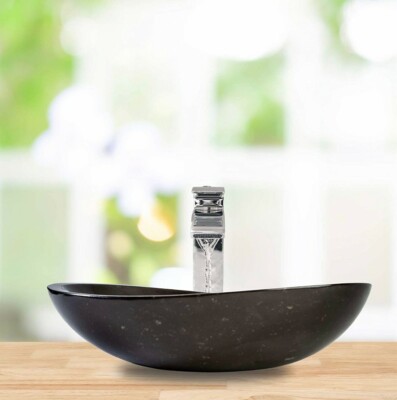 NATURAL stone bathroom vessel!  BATHROOM SINK! NEVER USED! NEW open box!
