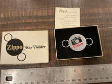 ORIGINAL VINTAGE ZIPPO CANON CAMERA NOS KEY HOLDER IN BOX