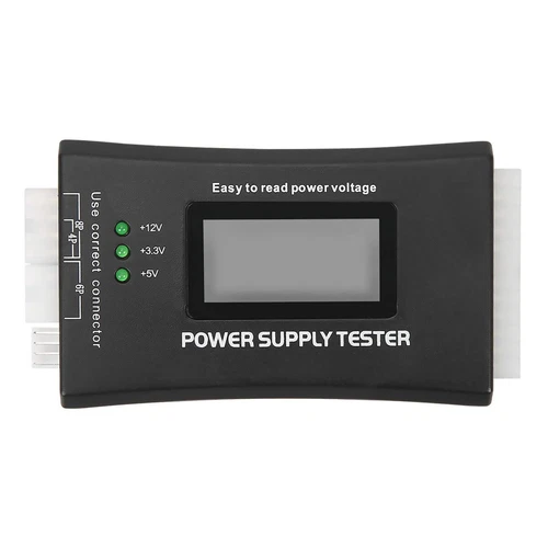 LCD Digital Power Tester 20/24 Pin 4 PSU ATX BTX ITX SATA HDD Power Tester s