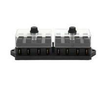 8 Way 12V Automotive ATO/ATC Blade Fuse Box Block
